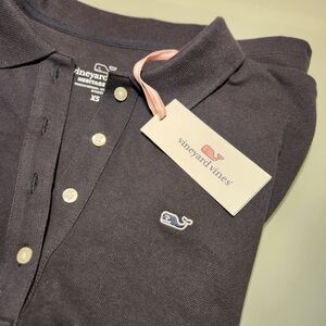 Vineyard Vines Black Polo Shirt